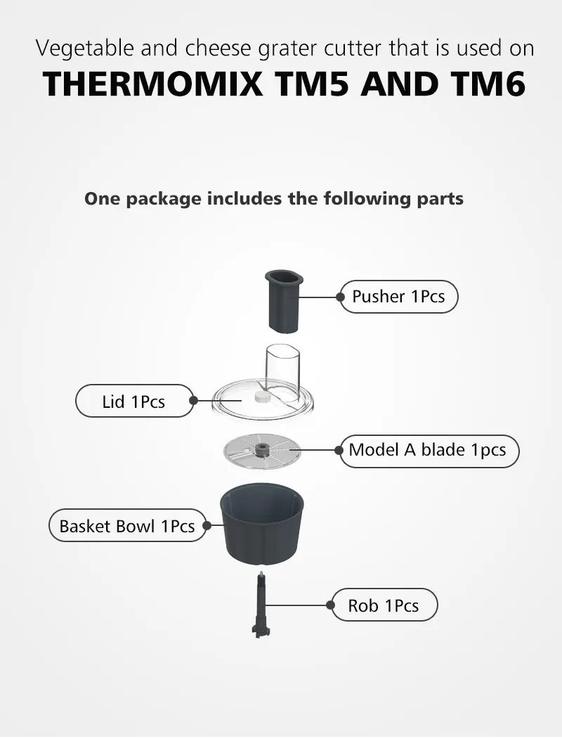 S55618f23746c4e2f8d623b906b7f7e1eD Home Appliance Vorwerk Thermomix Kitchen Accessories Vegetables and Cheese Slicer Cutter for Termomix Bimby Tm6 Tm5