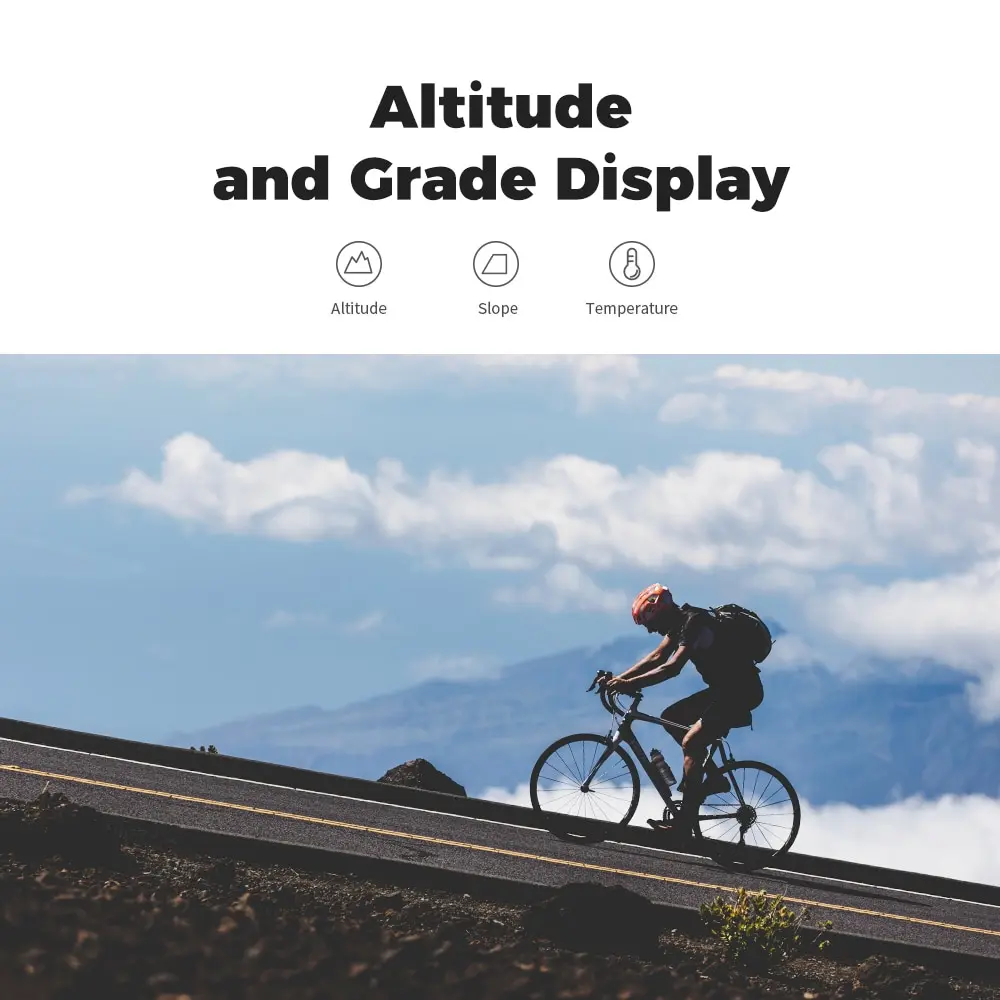 S5969376853fc4832b78ac6042d6345e82 COOSPO BC107 Bike Computer GPS Wireless Bicycle Cycling Odometer Speedometer 2.4"FSTN Bluetooth5.0 ANT Waterproof GPS BDS