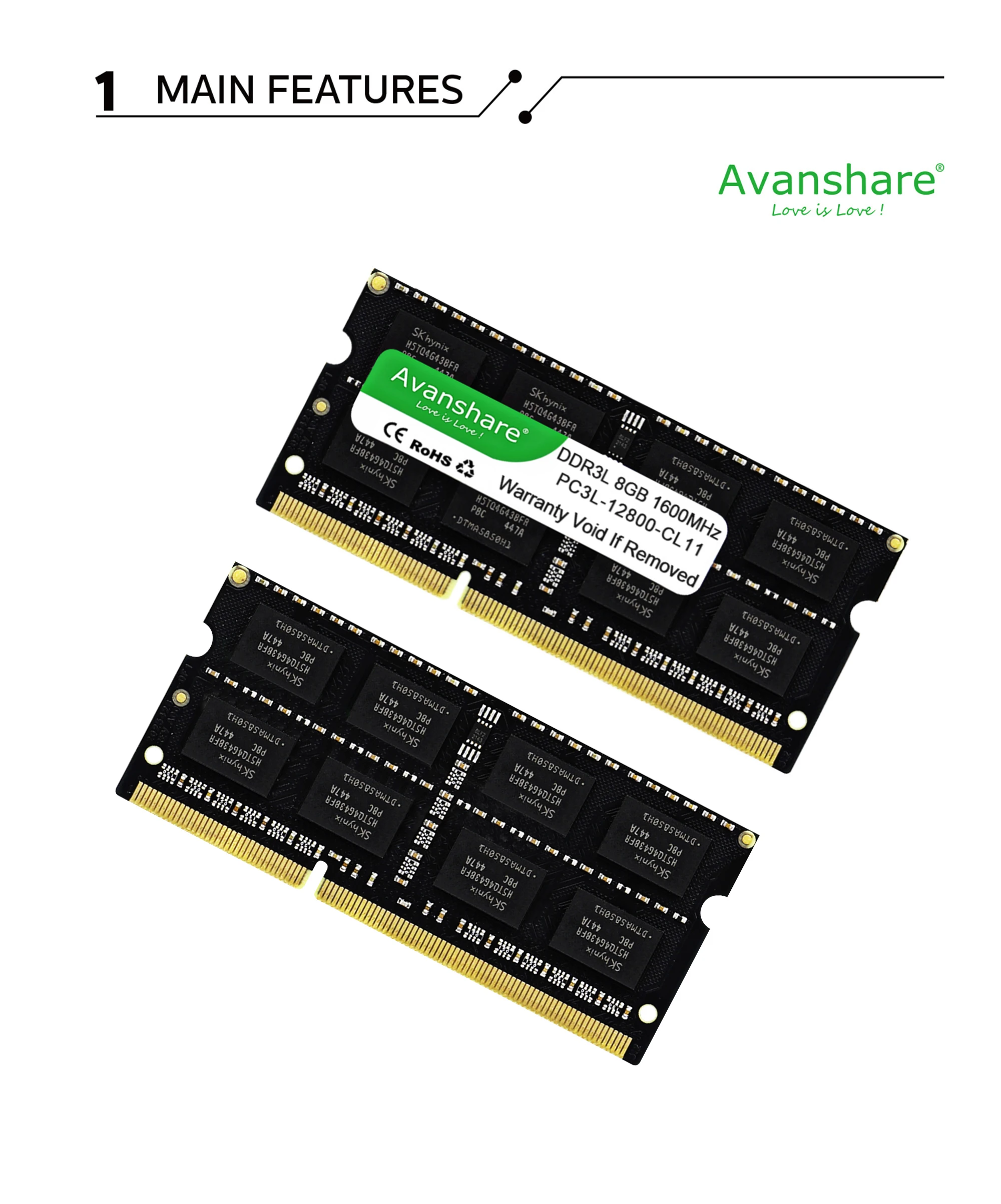 S5d66aa2d9c2346e08fc12810ea1a634bE Avanshare Ram Memory DDR3 DDR3L DDR4 Sodimm 4GB 8GB 16GB 1333MHz 1600MHz 2400MHz 2666MHz 3200MHz PC4 PC3L PC3 Laptop Computer