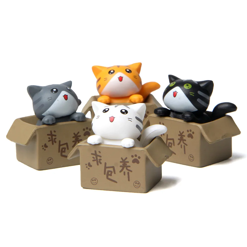 S5fc61136bd974fcbb66b73b1f805ec4dQ Cat on Toilet Resin Home Decoration Action Figure Dollhouse Landscape Accessories Fairy Garden Miniatures Desktop Model Ornament