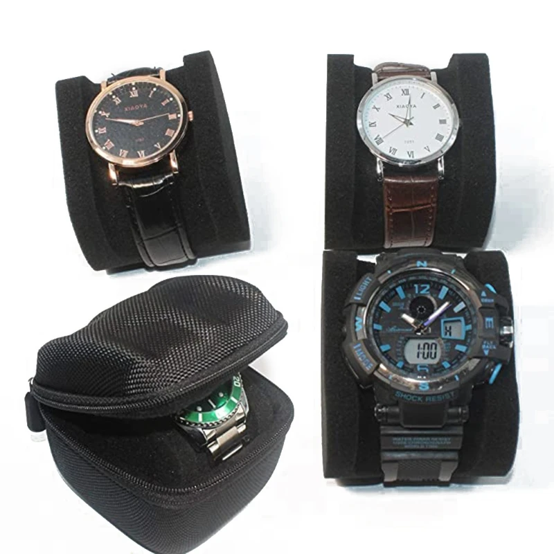 Portable Travel Watch Box Collector Storage Jewelry Storage Protector Black Watch Case Organizer for Men Gift 9 S65668e6c18f8417eabca43bfee704357o Portable Travel Watch Box Collector Storage Jewelry Storage Protector Black Watch Case Organizer for Men Gift