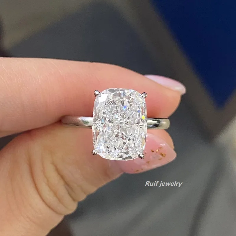S67eedc8714f943a681f464650b924d378 Ruif Customize 6.51ct G Color CVD Lab Grown Diamond Rings for Women Proposal Wedding Bride Jewelry