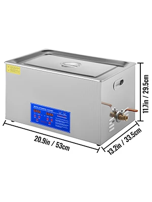 S70f4f1af8e1140ad9ed84313a5333f5dk VEVOR Ultrasonic Cleaner Home Appliance Ultrasound Cleaner Ultrasound Cleaning Machine 1.3-30L Portable Washing Machine