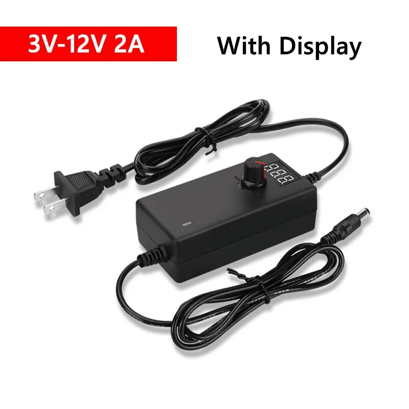 S73ba8da915b341b2bd010adccf34aec2P 3V 9V 12V 24V 36V Adjustable AC DC Power Supply Adapter 12 V Volt 1A 2A 3A 5A 10A With Jack Adapter Plug Female Home Appliance