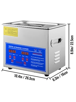 S7db240f1532f4ec99455c8621780047d8 VEVOR Ultrasonic Cleaner Home Appliance Ultrasound Cleaner Ultrasound Cleaning Machine 1.3-30L Portable Washing Machine