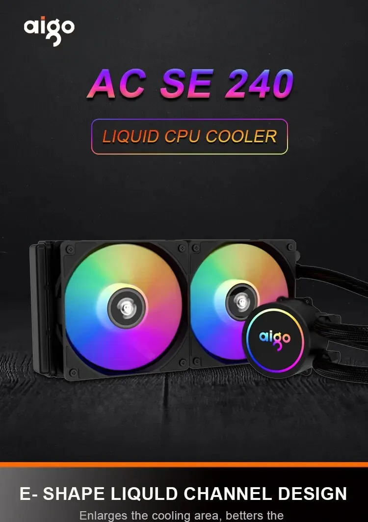 Aigo Water Cooler CPU Cooling Computer RGB Water Cooling Heatsink Integrated CPU Cooler Fan Radiator LGA 1700/1151/2011/AM3 /AM4 10 S869a0029eb474c2c9b72d92b287919fa5 Aigo Water Cooler CPU Cooling Computer RGB Water Cooling Heatsink Integrated CPU Cooler Fan Radiator LGA 1700/1151/2011/AM3 /AM4