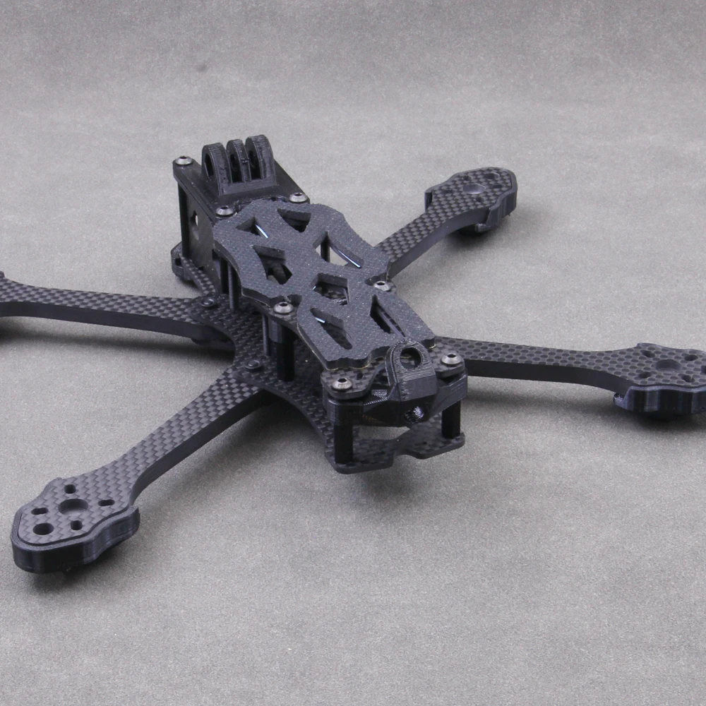 S87940c5c864b4e28afb4f4d35a91522dW Carbon Fiber FPV Frame kit Freestyle 5/6/7 inch with 5.5mm Arm for APEX HD RC Quadcopter Racing Drone parts