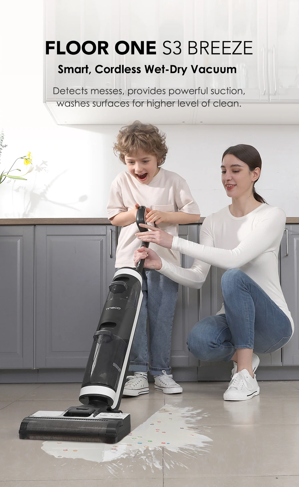 Tineco Floor One S3 Breeze Vacuum cleaner Floor Washer Cordless Wet Dry Electric Mop Self-Cleaning Smart Home Appliance 8 S8916b104b6b848ceb4bfb4465738e859G Tineco Floor One S3 Breeze Vacuum cleaner Floor Washer Cordless Wet Dry Electric Mop Self-Cleaning Smart Home Appliance