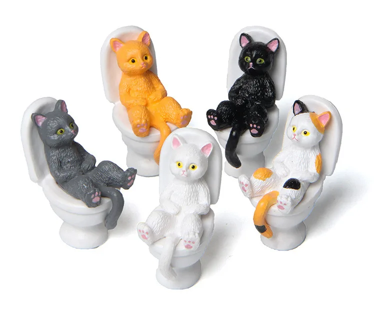 Cat on Toilet Resin Home Decoration Action Figure Dollhouse Landscape Accessories Fairy Garden Miniatures Desktop Model Ornament 21 S89b64a0dae5048889e9ba81980ecc9f2K Cat on Toilet Resin Home Decoration Action Figure Dollhouse Landscape Accessories Fairy Garden Miniatures Desktop Model Ornament