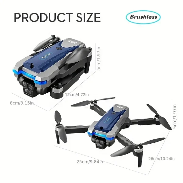 S8S GPS Drone 5G Wifi 8K HD Dual ESC Camera Optical Flow 360° Obstacle Avoidance Brushless Motor RC Foldable Quadcopter 9000M - Image 2