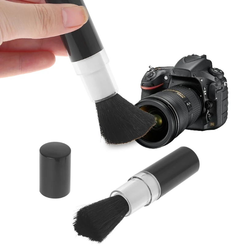 S8ba589bcbd7449f1b738a757e7314c2am Professional Camera Telescopic Lens Cleaning Brush Dust Screen LCD Display Keyboard Cleaner Camera Cleaning Tool
