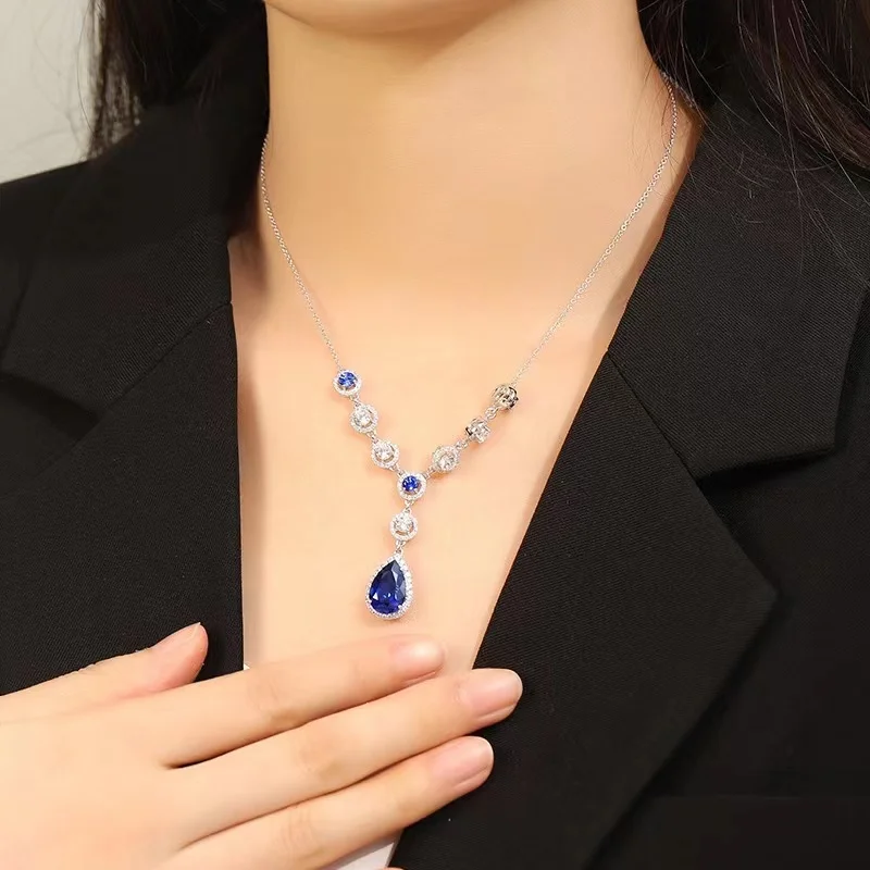 S9374d20c68d94d59940af5c7b85ce614e Ruihe Luxury Custom Design New 925 Silver Fashion Necklace 93.75ct Lab Grown Ruby Fashion Jewelry Women Christmas Wedding Gifts