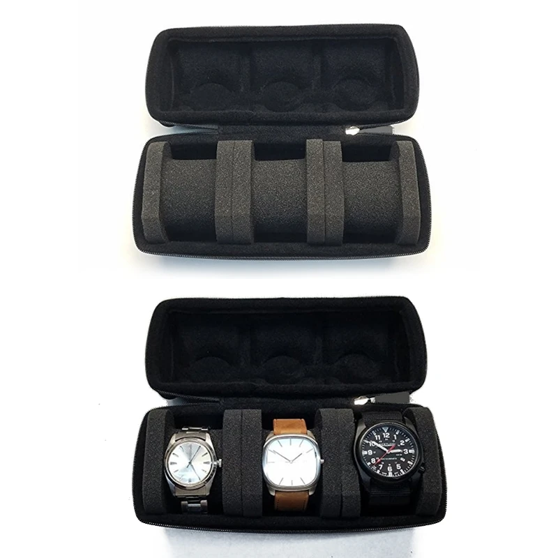 Portable Travel Watch Box Collector Storage Jewelry Storage Protector Black Watch Case Organizer for Men Gift 12 S961e46b341bd48e9b1f9771e74f621db6 Portable Travel Watch Box Collector Storage Jewelry Storage Protector Black Watch Case Organizer for Men Gift