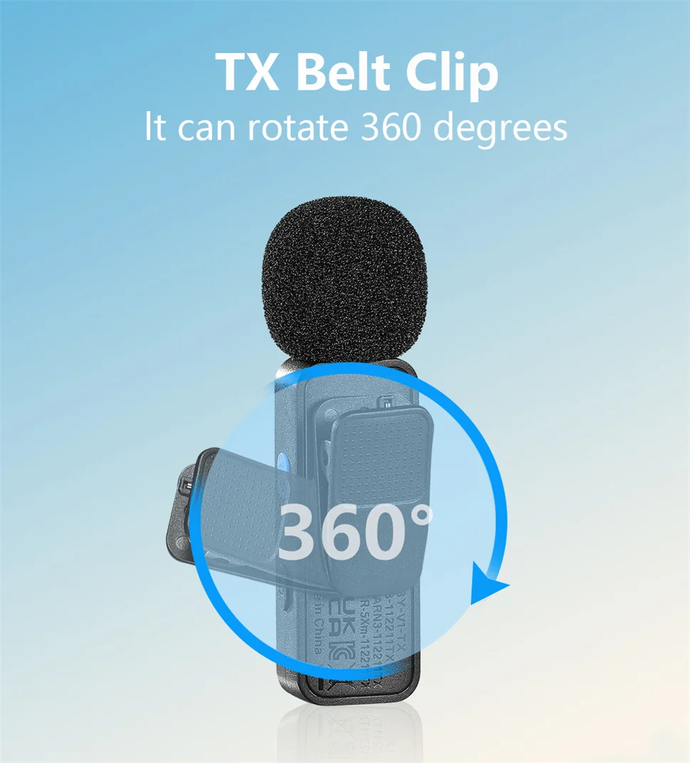 S9d8cb01454774e4fb9076771cedd556e2 BOYA BY-V Wireless Lavalier Lapel Microphone for iPhone Android Cell Phone PC Computer Laptop Youtube Recording Streaming Vlog