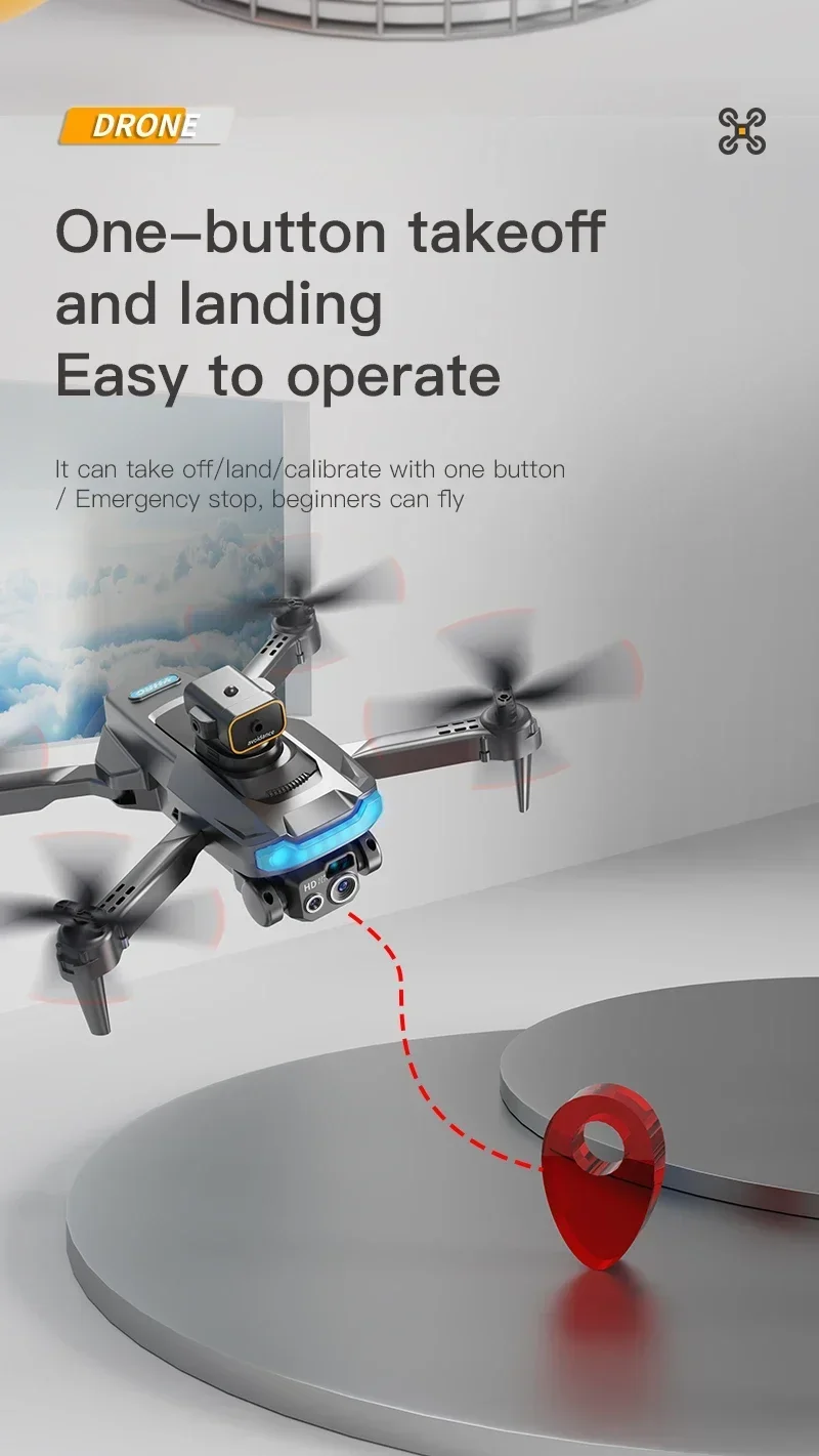 S9fda3baf90b84fa3bdbe3f0ff19982eaD Hot Toys P15 Drone 4K Professional Camera 8K GPS HD Aerial Photography Dual-Camera Omnidirectional Obstacle Avoidance Drone