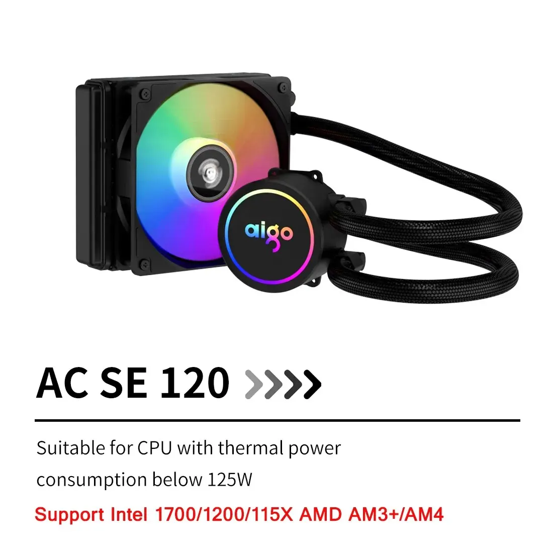 Aigo Water Cooler CPU Cooling Computer RGB Water Cooling Heatsink Integrated CPU Cooler Fan Radiator LGA 1700/1151/2011/AM3 /AM4 7 Sa2ae704189e04925bc2d2b35cd041f6dF Aigo Water Cooler CPU Cooling Computer RGB Water Cooling Heatsink Integrated CPU Cooler Fan Radiator LGA 1700/1151/2011/AM3 /AM4