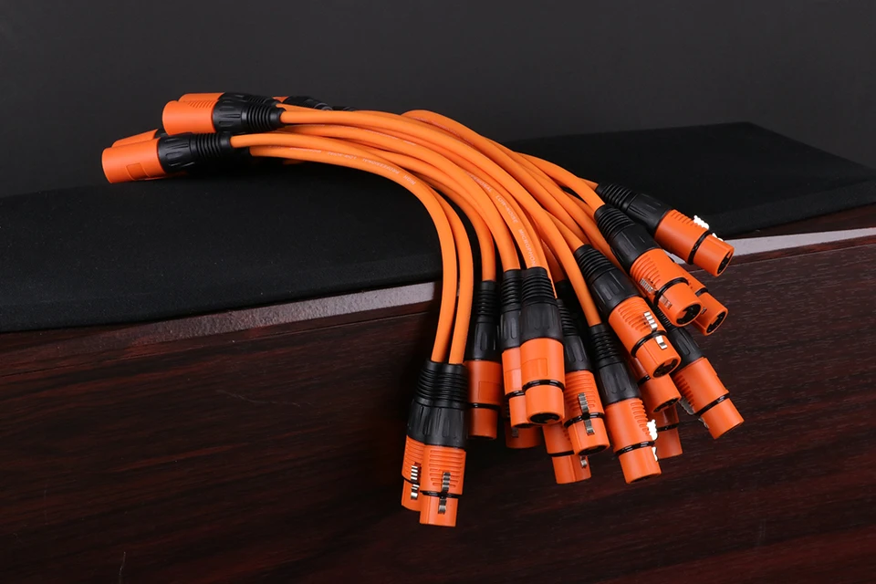 Sa6803bb5eec34ed49f13f8ae586ffce2r 1PC 3Pin XLR Cable Male to Female Plastic Plug OFC Copper Shielded For Mixer Microphone Amplifier 0.3m 1m 2m 3m 5m 8m 10m 15m