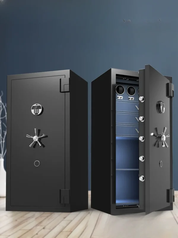 Safe Large Drawer Shaker Name Watch Jewelry Collection Cabinet Fingerprint Password All Steel Anti theft Box