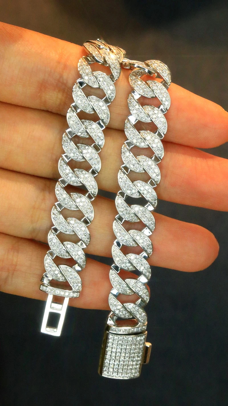 LUOWEND 100% 18K White Gold Bracelet Real Natural Diamonds 3.05carat Fine Luxury Chain Shape Bracelet Jewelry for Women Wedding 13 Sb14c97bfae274c76afddaf728f31ee67s LUOWEND 100% 18K White Gold Bracelet Real Natural Diamonds 3.05carat Fine Luxury Chain Shape Bracelet Jewelry for Women Wedding