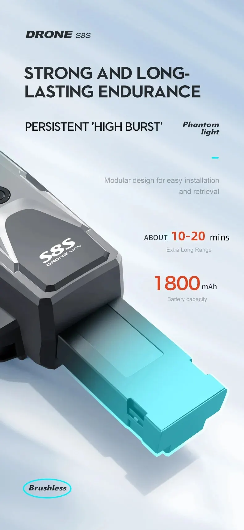 Sb8d69e11a2794164a7398562fe615ce5c S8S GPS Drone 5G Wifi 8K HD Dual ESC Camera Optical Flow 360° Obstacle Avoidance Brushless Motor RC Foldable Quadcopter 9000M