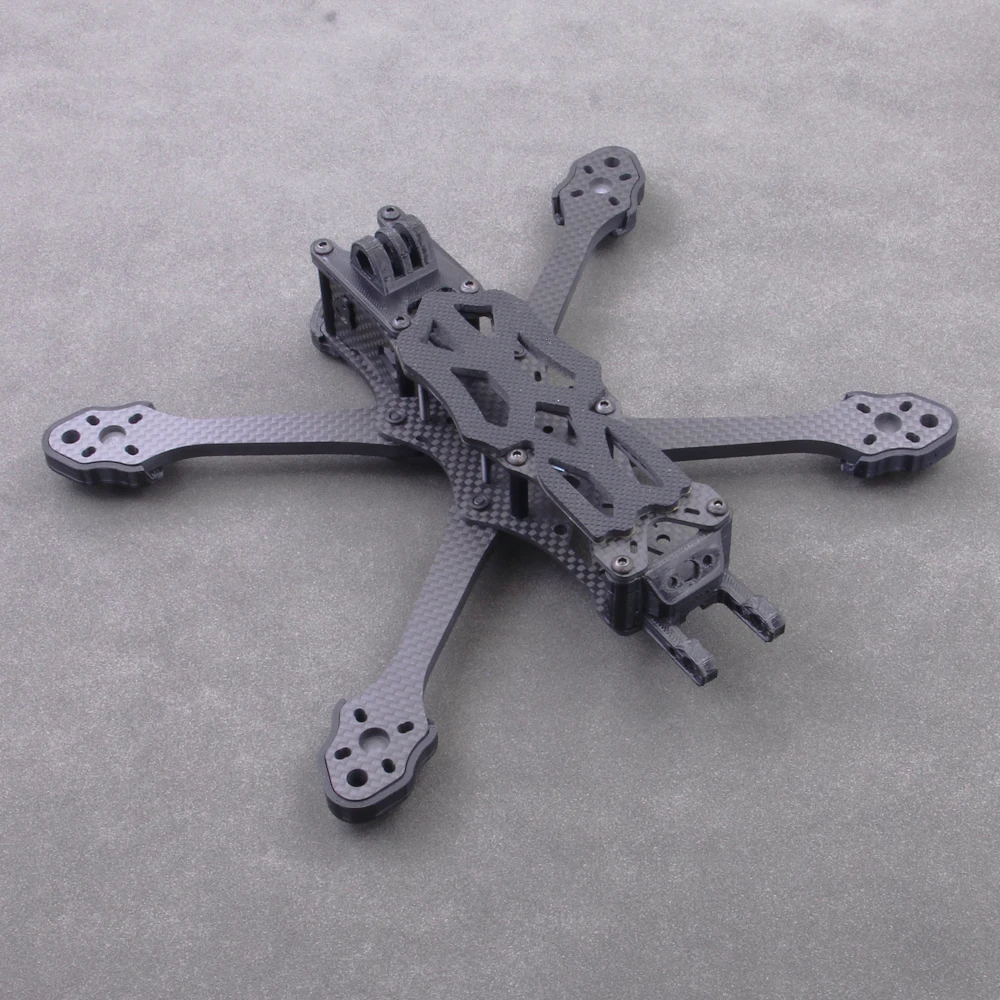 Sba93c82d1b7f4ffa81c2e0ce74ea6dd6j Carbon Fiber FPV Frame kit Freestyle 5/6/7 inch with 5.5mm Arm for APEX HD RC Quadcopter Racing Drone parts
