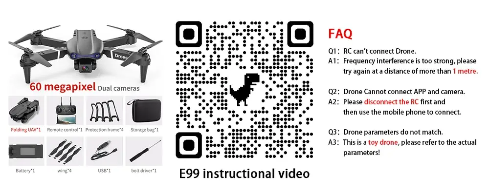 Sc773563f5ac94d76be7442633d4a5185H E99 Pro HD 4k Drone Camera High Hold Mode Foldable Mini RC WIFI Aerial Photography Quadcopter Toys Helicopter UAV