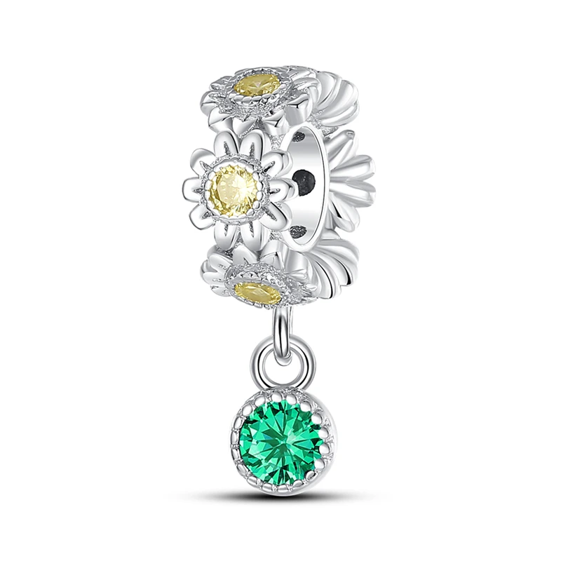 New 925 Sterling Silver Fashion Golden Sunflowers Heart Charms Beads Fit Pandora 925 Original Bracelets Luxury Party DIY Jewelry 35 Sccd83e8c91e547d785125c6eadfde189I New 925 Sterling Silver Fashion Golden Sunflowers Heart Charms Beads Fit Pandora 925 Original Bracelets Luxury Party DIY Jewelry