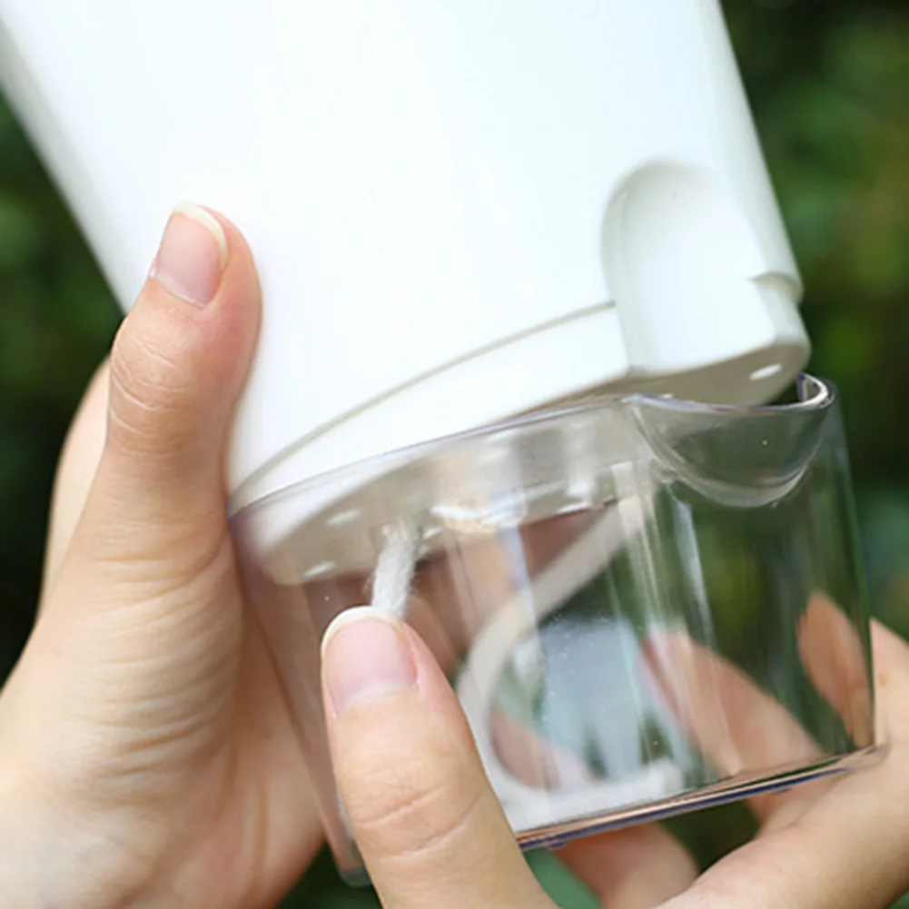 Se4abbb684afc48979176172561370399n Transparent Double Layer Plastic Flower Pot Hydroponic Home Vase Self Watering Flowerpot Cotton Rope Watering Small Plant Pot