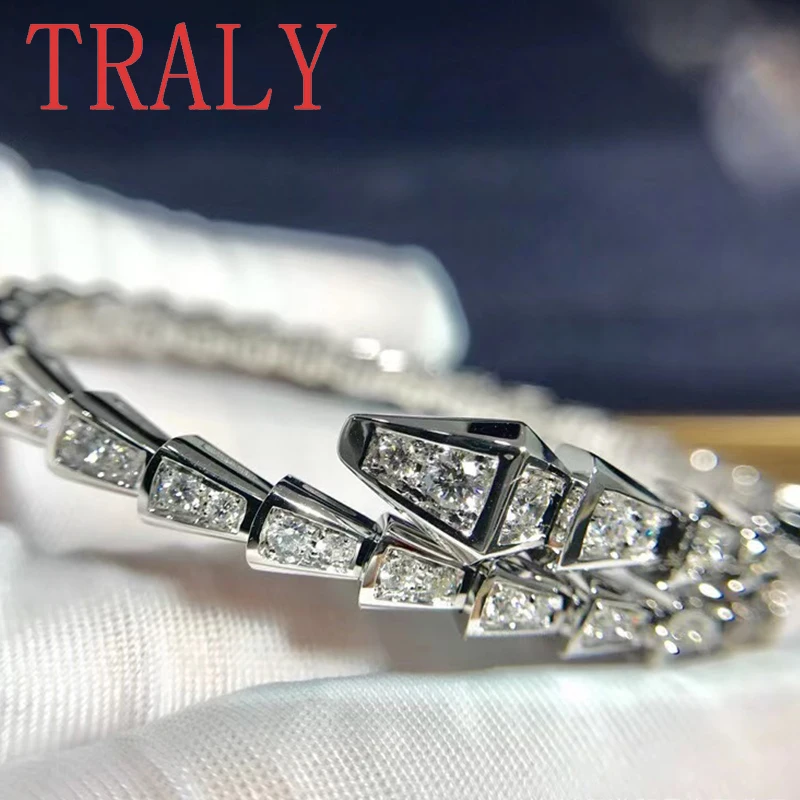 PT950 Platinum True Gold Natural Diamond Snake Bracelet Set with Full Diamond Women's Exquisite Fashion Jewelry 7 Sf6bcb5b27ce9427088adb6e0591e29aeU PT950 Platinum True Gold Natural Diamond Snake Bracelet Set with Full Diamond Women's Exquisite Fashion Jewelry