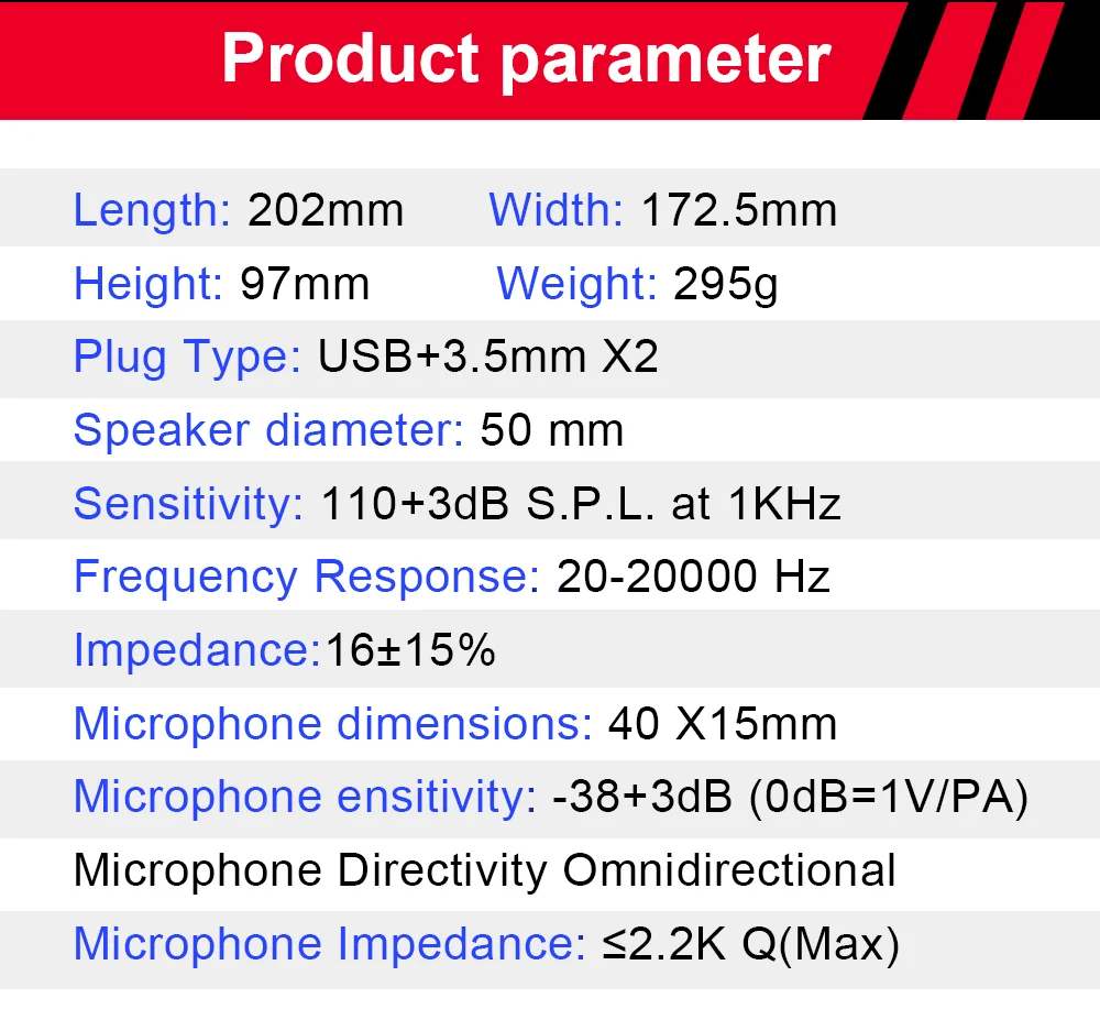Sf9a6c418c7db4da8b394bd161ba63290D REDRAGON HYLAS H260 RGB Gaming Headphone,3.5mm Surround Sound Computer PC Headset Earphones Microphone for PS4 Switch Xbox-one