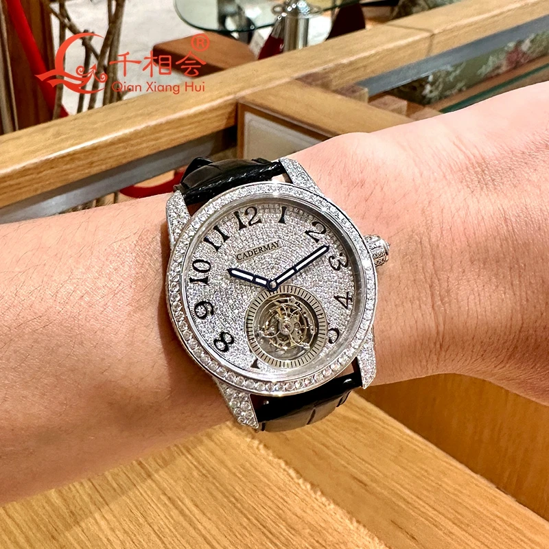 Transparent movement Full Moissanite Luxury Watch For Men mechanical Wristwatch Hip Hop Iced Out Moissanite Men Jewelry Watch 9 Sfa30670743d742e5ab194d6384e8f714f Transparent movement Full Moissanite Luxury Watch For Men mechanical Wristwatch Hip Hop Iced Out Moissanite Men Jewelry Watch