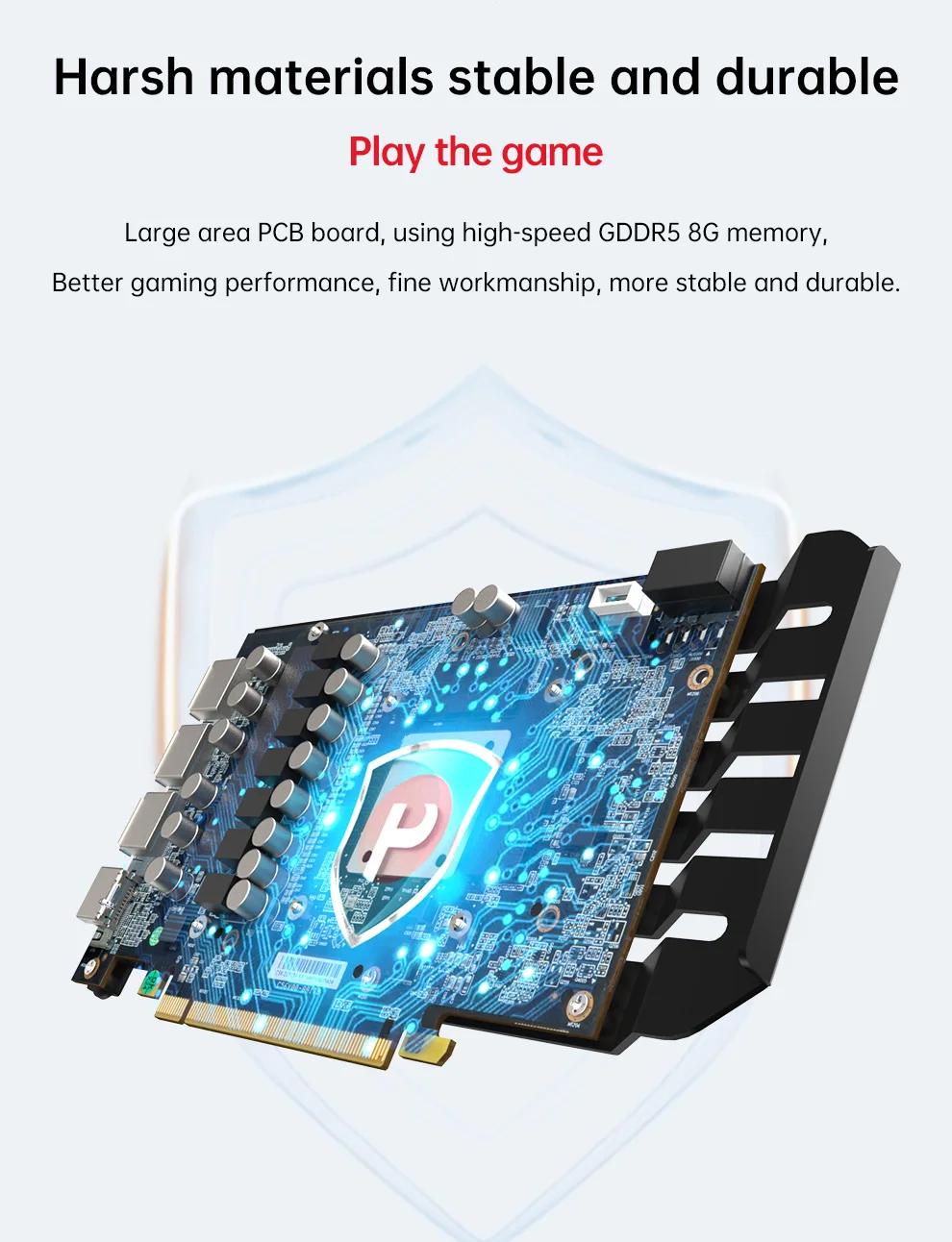 Sfe0487b035af47e1a25127d3812e5a2ad SOYO New AMD Radeon RX580 8G Graphics Card GDDR5 Memory 256Bit Gaming Video Card PCIE3.0x16 DP*3 Desktop Computer Combo