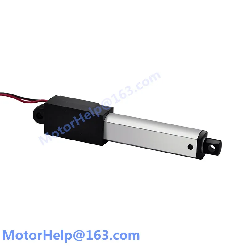 Sfe6414cda15247dbad8cf6f6b480d595U 6V 12V 24V Micro Linear Actuator motor actuador lineal 10/21/30/50/100mm stroke for Remote Controls Robotics Home Automation
