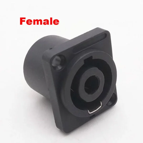 Stage Mixer Audio Adapter NL4FC Speak Connectors 4 Pole Plug Male Femal Jack 4pins L1 - Image 3