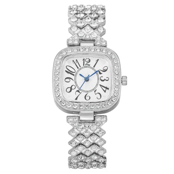 Stylish Blue Pointer Leisure Outdoor Sports Square Women's Quartz Watch - Image 3