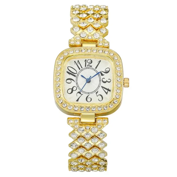 Stylish Blue Pointer Leisure Outdoor Sports Square Women's Quartz Watch - Image 5