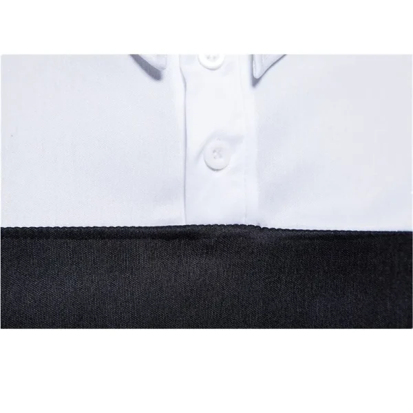 Summer men's short sleeved polo shirt fashion casual lapel top - Image 5