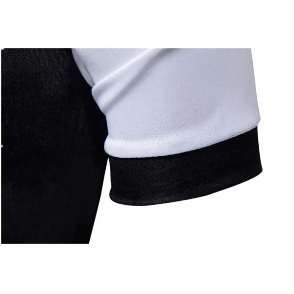 Summer men's short sleeved polo shirt fashion casual lapel top - Image 6