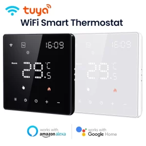 Tuya WiFi Thermostat 220V 16A/3A Electric Smart Gas Boiler Smart Temperature Voice Controller For Alexa Google Home