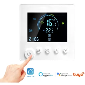 Tuya WiFi Thermostat Temperature Controller Electric Floor Heating Water Gas Boiler Digital LCD Display Wall Mounted Thermostat