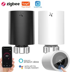 Tuya ZigBee Radiator Actuator Smart TRV Programmable Thermostatic Radiator Valve App Remote Temperature Controller Support Alexa