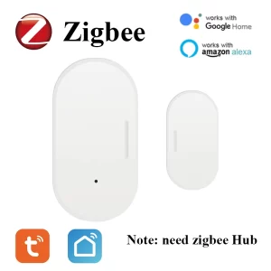 Tuya Zigbee Door And Window Magnetic Sensor Wireless Connection Smart Home Wireless Door Magnetic Control Via Alexa Google Home