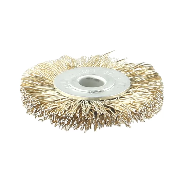 Wire Wheel Brush Flat Crimped Stainless Steel 38mm 50mm 65mm 75mm For Angle Grinder Shank Wire Wheel For Drill Attachment
