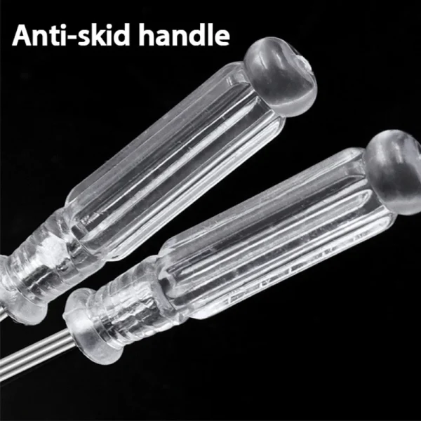 YYSD Small Mini Screwdriver with Transparent Handle Anti-skid Home Appliance Repair - Image 4