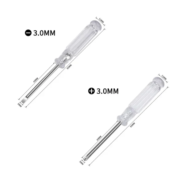 YYSD Small Mini Screwdriver with Transparent Handle Anti-skid Home Appliance Repair - Image 6