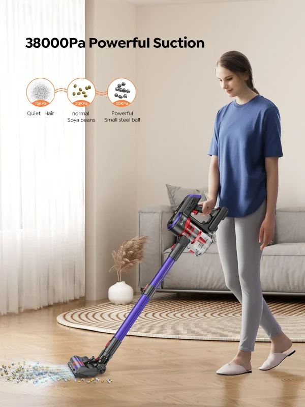 aspiradora 450W 38000Pa Powerful Cordless Vacuum Cleaner Wireless Handheld For Home Appliance with Touch Screen 55 1 aspiradora 450W 38000Pa Powerful Cordless Vacuum Cleaner Wireless Handheld For Home Appliance with Touch Screen 55 Min Runtime