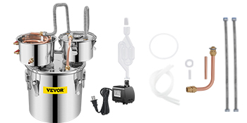 VEVOR 12L 20L 30L 50L Alcohol Brewing Distiller DIY Moonshine Apparatus Stainless Steel Still Whisky Beer Brandy Home Appliance 18 moonshine still a100 3 1 VEVOR 12L 20L 30L 50L Alcohol Brewing Distiller DIY Moonshine Apparatus Stainless Steel Still Whisky Beer Brandy Home Appliance