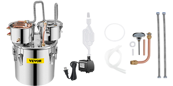 VEVOR 12L 20L 30L 50L Alcohol Brewing Distiller DIY Moonshine Apparatus Stainless Steel Still Whisky Beer Brandy Home Appliance 22 moonshine still a100 3 3 VEVOR 12L 20L 30L 50L Alcohol Brewing Distiller DIY Moonshine Apparatus Stainless Steel Still Whisky Beer Brandy Home Appliance