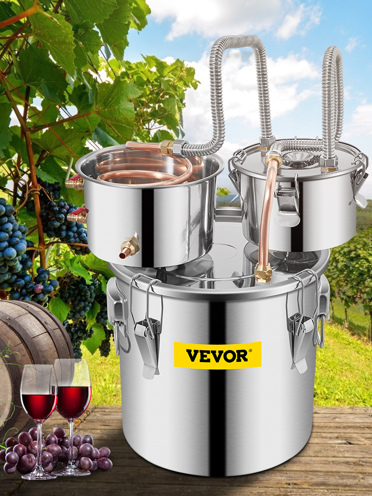 VEVOR 12L 20L 30L 50L Alcohol Brewing Distiller DIY Moonshine Apparatus Stainless Steel Still Whisky Beer Brandy Home Appliance 9 moonshine still x1 1 VEVOR 12L 20L 30L 50L Alcohol Brewing Distiller DIY Moonshine Apparatus Stainless Steel Still Whisky Beer Brandy Home Appliance