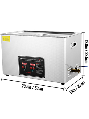 ultrasonic cleaner a100 2 5 VEVOR 2L 3L 6L 10L 22L 30L Ultrasonic Cleaner Stainless Steel Portable Heated Cleaning Washing Machine Ultrasound Home Appliance